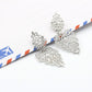 Silvery Hollow Out Geometric Pattern Lady Cute Dangle Earrings for Women Jewelry