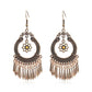 15 Styles Big Vintage Ethnic Tassel Flower Dangling Drop Earrings Female Fashion