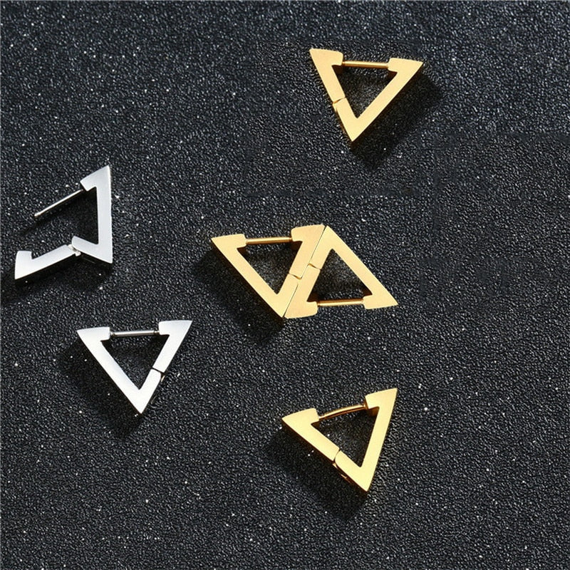 Triangle Fashion Earrings Minimalist Creative Style Ear Studs Earrings