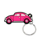 6 Styles Car Shape Vehicle PVC Keychain Cartoon Decoration Charms Key