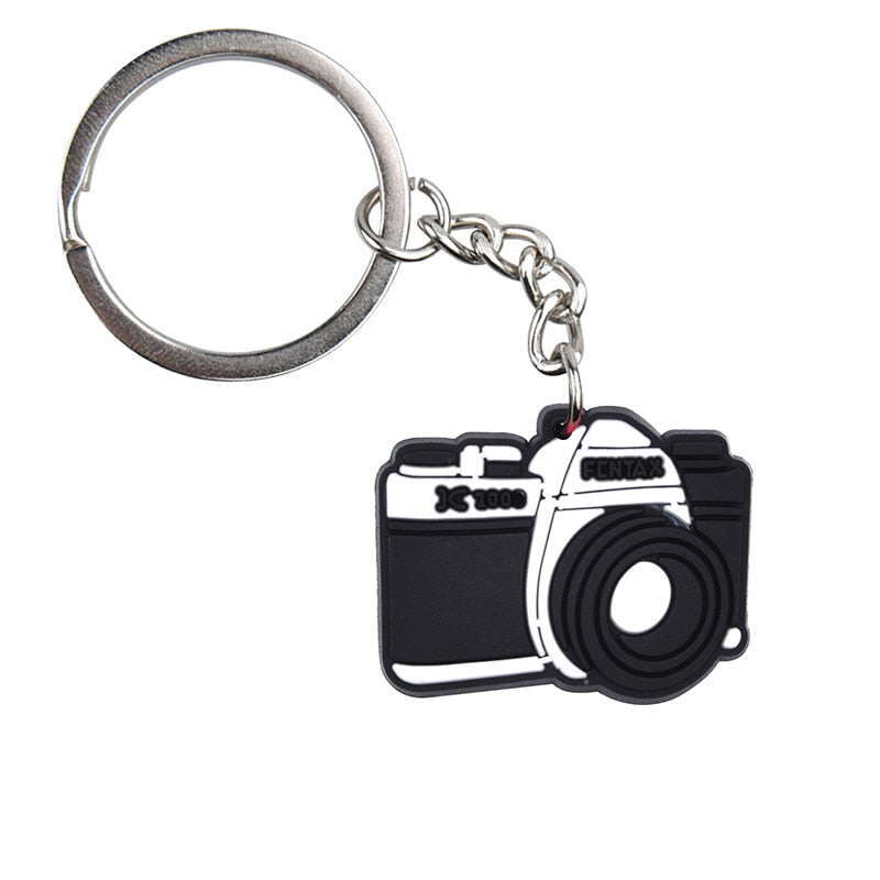 9 Styles Camera Pendant Lens Photographer Enthusiast Keychain Party Gift Cute