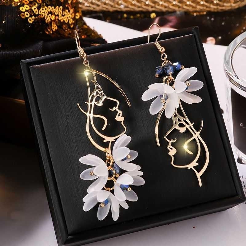 Flower Girl Drop Earrings Women Modern Wedding Jewelry Dangle Gifts Earrings