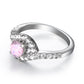 Diamond-studded Simple Personality Stainless Steel Ring Jewelry For Women