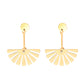 Fan-shaped Female Earrings Popular In Europe And America, Exquisite Earrings Trend