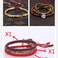 Handmade Braided Cotton Copper Beads Lucky Rope Bracelet & Bangles