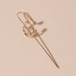1pc Moon Ear Needle Stud Earring Women Charm Stud Jewelry Birthday Holiday Gifts
