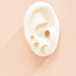 3pcs Set Stud Earrings Accessories Gift Women Girl Fashionable Jewelry