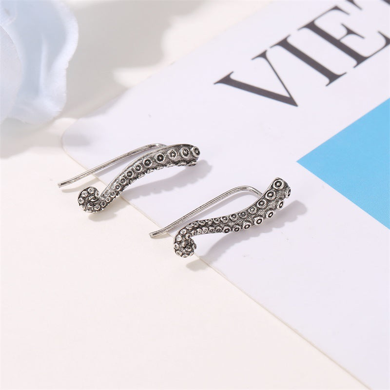 Octopus Leg Gift for Her Earrings Dangle Women Fashion Jewelry Jewellery