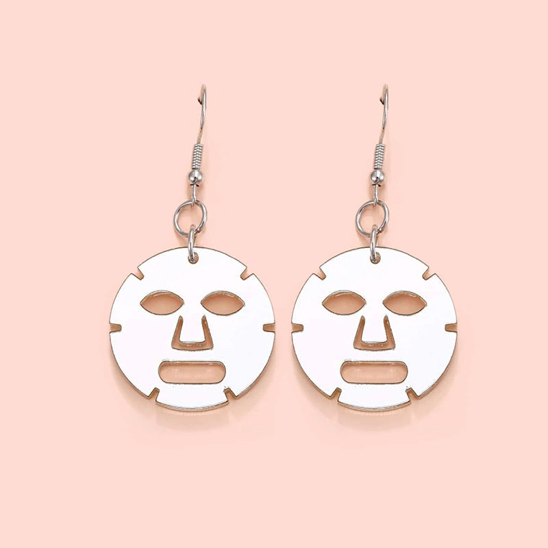 Face Mask Pendant Gift Earrings Dangle Women Fashion Jewelry Jewellery