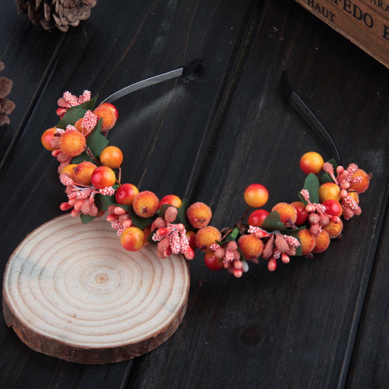 Glass Beads Garland Travel Photo Headwear