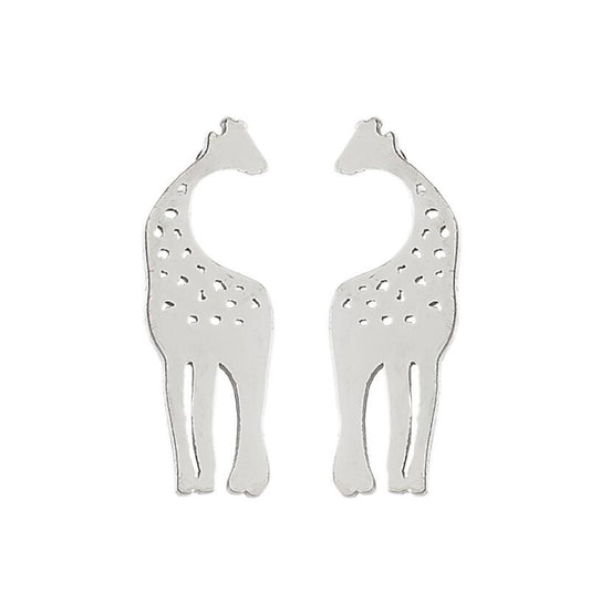 Cute Giraffe Studs Earring Small Animal Jewelry Girls Gift Stud Earrings Women Fashion Accessories