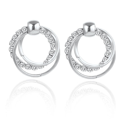 Circles Stud Earrings Women Jewelry Mom Gift Everyday Wear Earrings