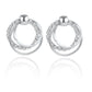Circles Stud Earrings Women Jewelry Mom Gift Everyday Wear Earrings