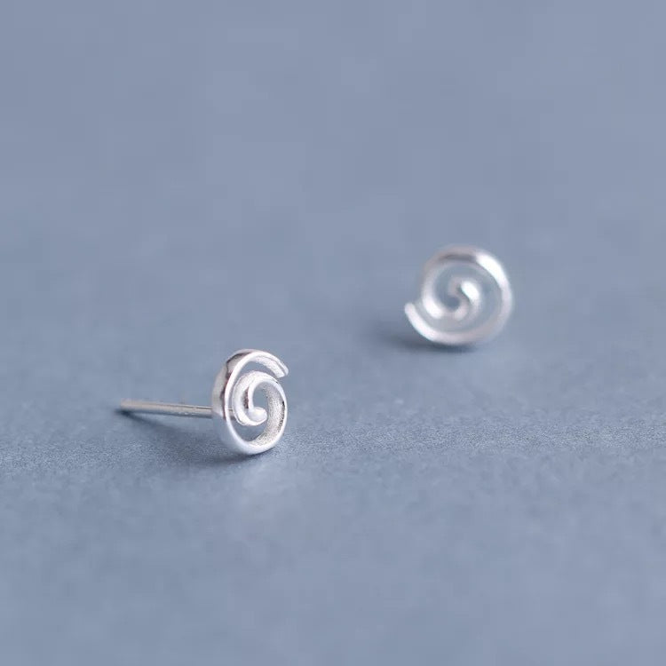 Spin Mini Stud Earrings Women Charm Stud Jewelry Birthday Holiday Gifts