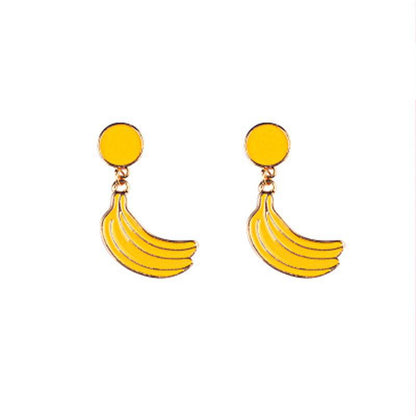 Bananas Pendant Dangle Earring Exquisite Fashion Drop Earrings For Women