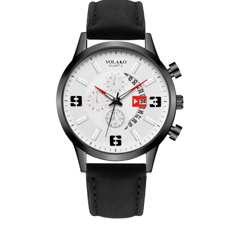 Fashion Big Digital Calendar Men's Watch