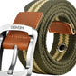 Men's Canvas Work Belt Labor Insurance Pin Buckle Belt
