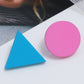 Triangle Circle Stud Earrings Women Charm Stud Jewelry Birthday Holiday Gifts
