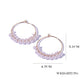 Imitation Pearl Hoop Earring Women Jewelry Mom Gift Everyday Wear Earrings