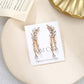Women's Leaves Tassel Crystal Earrings Zircon Stud Earrings Alloy Ear Jewelry Factory Wholesale Earrings For Women Brincos