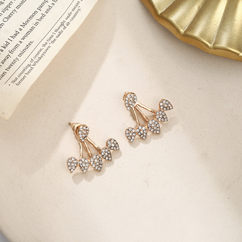 Teardrop Ear Jacket Jewelry Fashion Earrings for Girls Party Birthday Gift