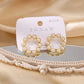 Faux Pearl Ring Gift Earrings Dangle Women Fashion Jewelry Jewellery