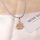 Multicolor Small Daisy Bee Personality All-match Clavicle Chain