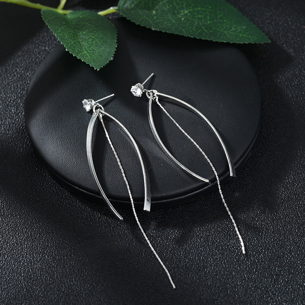 Metal Tassel Dangle Earrings Special Gift for Women Girl Fashion Jewelry