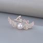 Creative Letter Shape Brooch Simple Literary Style Love Clothing