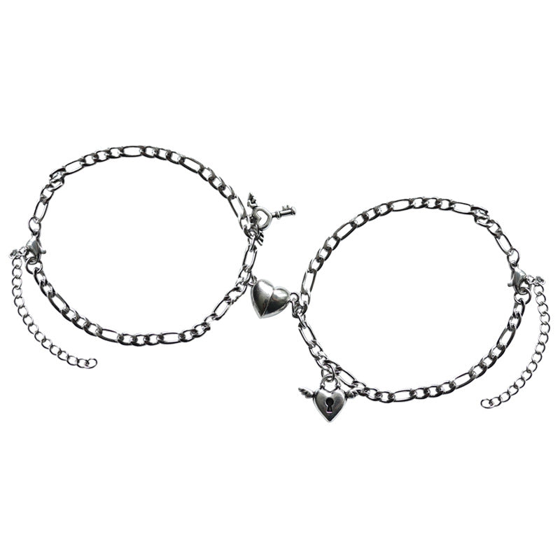 Couple Bracelet Niche Design, Simple Heart-shaped