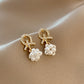 S925 Silver Needle Design Sense French Pearl Earrings Women