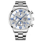 Fashion Luminous Men's Steel Band Watch