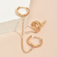 Snake Chain Ear Cuff Ear Studs Earrings Women Fashion Jewelry Gift for Her