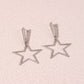 Geometric Star Drop Ear Dangle Fashion Earrings for Women Party Jewelry Gift
