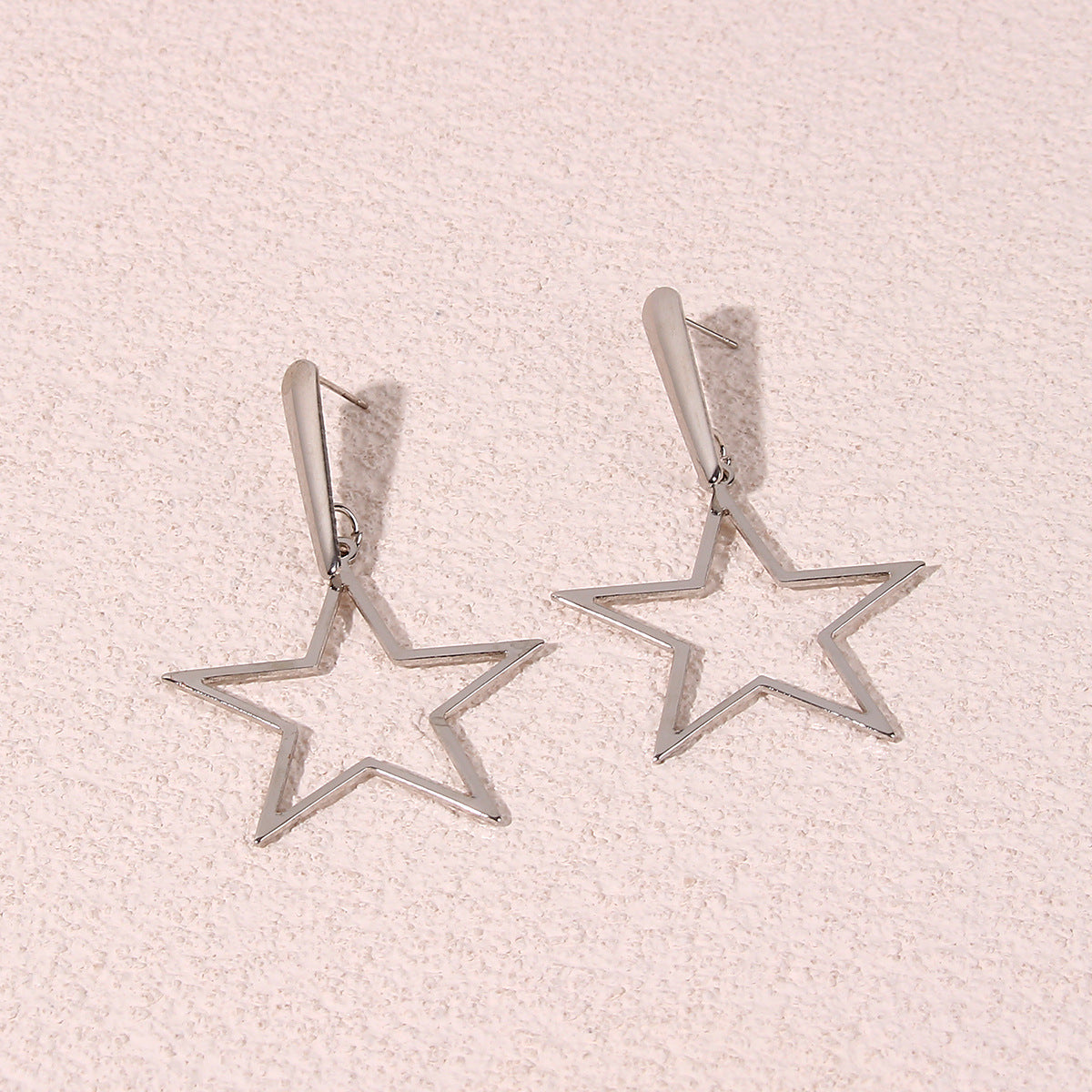 Geometric Star Drop Ear Dangle Fashion Earrings for Women Party Jewelry Gift