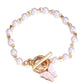 Super Fairy Butterfly Pendant Pearl Bracelet Femininity