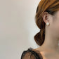 Rhinestone Faux Opal Stud Earrings Accessories Gift Women Girl Fashionable