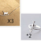 925 Silver Cat Curved Necklace