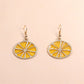 Lemon Slices Jewelry Fashion Dangle Earrings for Girls Party Birthday Gift
