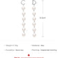 C D Letters Faux Pearl Dangling Drop Earring Women Girls Gifts Jewelry Accessories