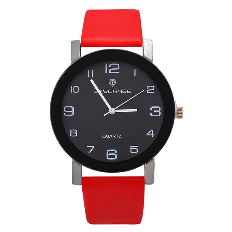 Digital Black Dial Candy Color Simple Casual Quartz Watch