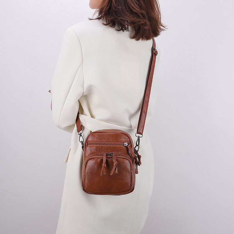 New Bag Women Soft Leather Shoulder Bag Women