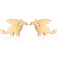 Dragon Stud Earrings Small Cute Earing Jewelry Stainless Steel Cartoon Studs Gifts Fashion Party Accessories