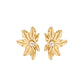 Leaf Design Stud Earrings Accessories Gift Women Girl Fashionable Jewelry