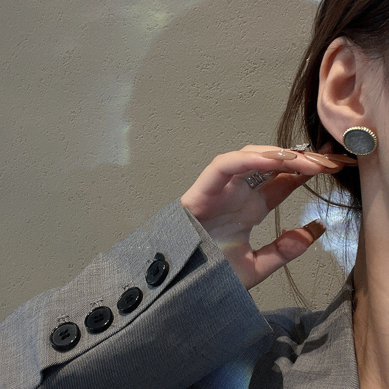 Holographic Stud Earrings for Girls Women Stud Jewelry Gift Accessories