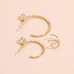 3pcs Ear Studs and Cuff Earrings Dangle Women Fashion Jewelry Jewellery