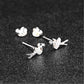Ballet Girl Stud Earrings Women Charm Stud Jewelry Birthday Holiday Gifts
