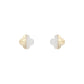 Half Flower Stud Earrings Accessories Gift Women Girl Fashionable Jewelry