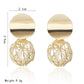 Knit Ball Design Ear Drop Earrings Dangle Women Fashion Jewelry Gift for Her