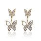 Butterfly Pattern Studs Jewelry Fashion Dangle Earrings for Girls Party Birthday